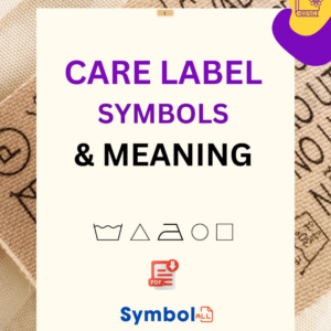 Care Label Symbols PDF