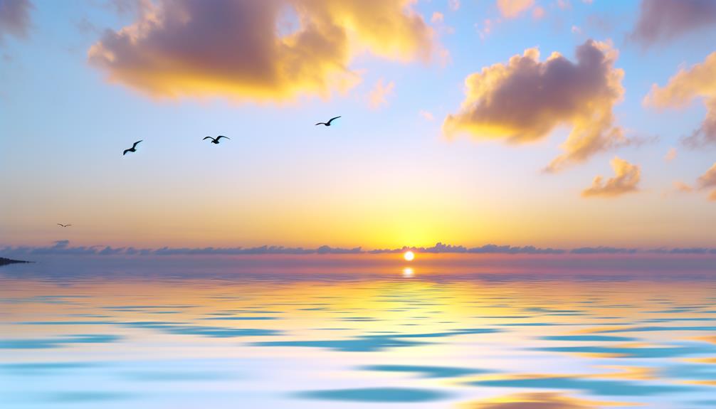 a beautiful dawn break