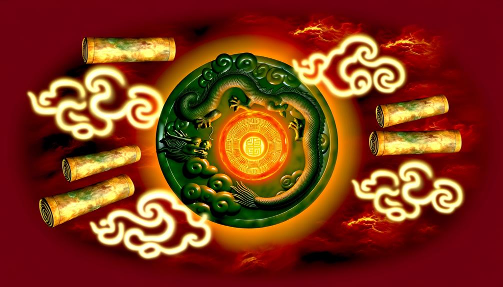 ancient art with symbolism