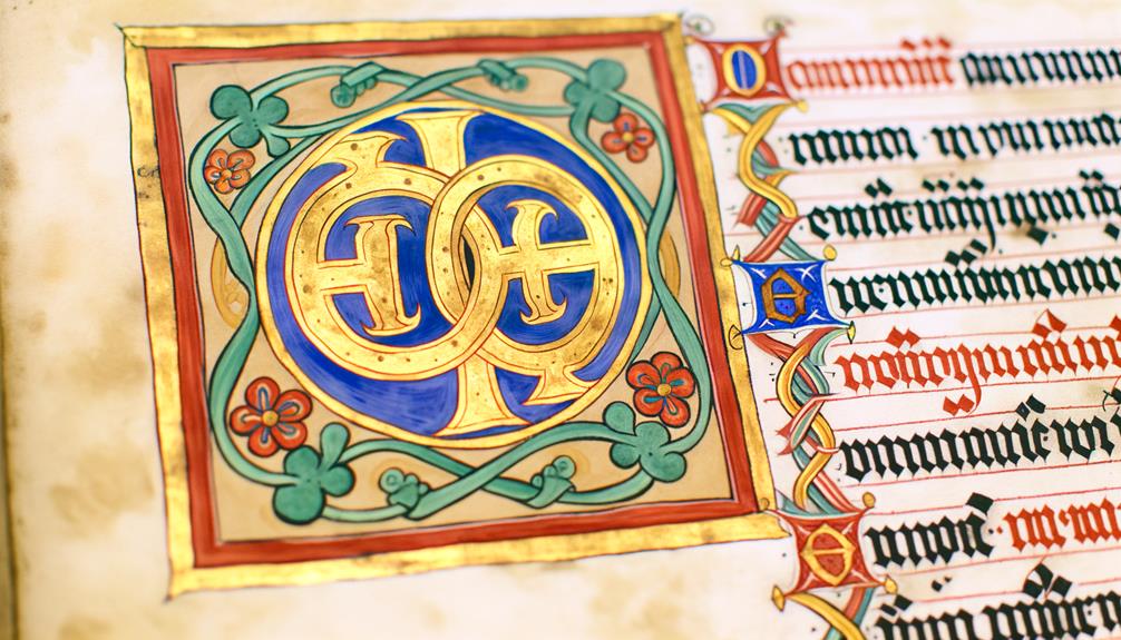 ancient christian symbol depicted