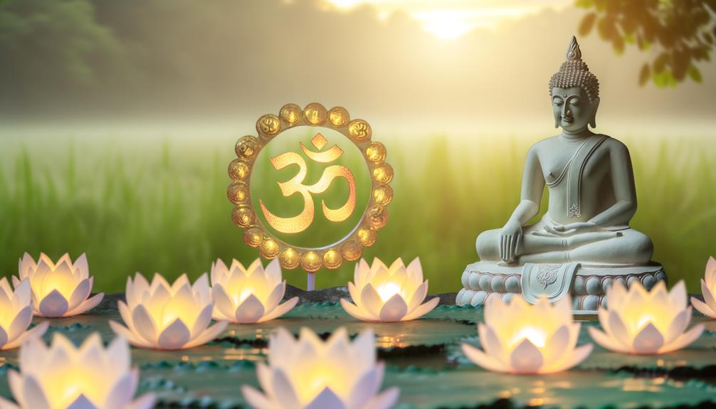 chanting sacred mantra meditative