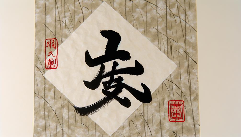 chinese character for respect