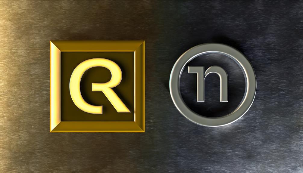 comparison of trademark symbols