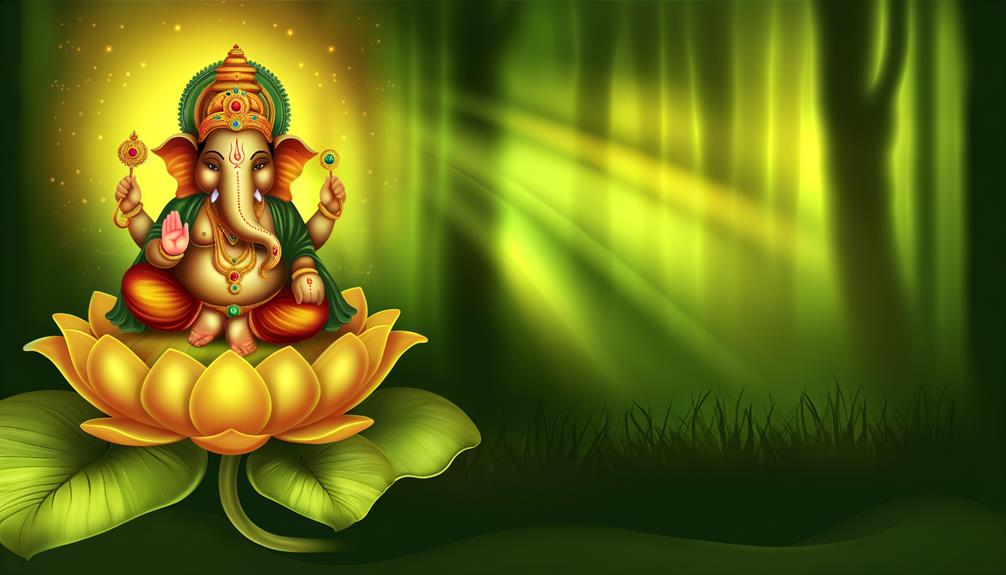 deity with elephant head