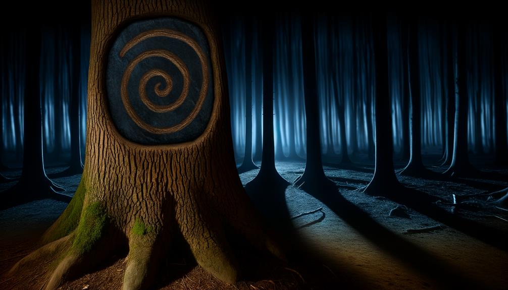 detective investigates eerie spirals