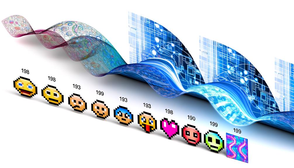 digital symbols over time