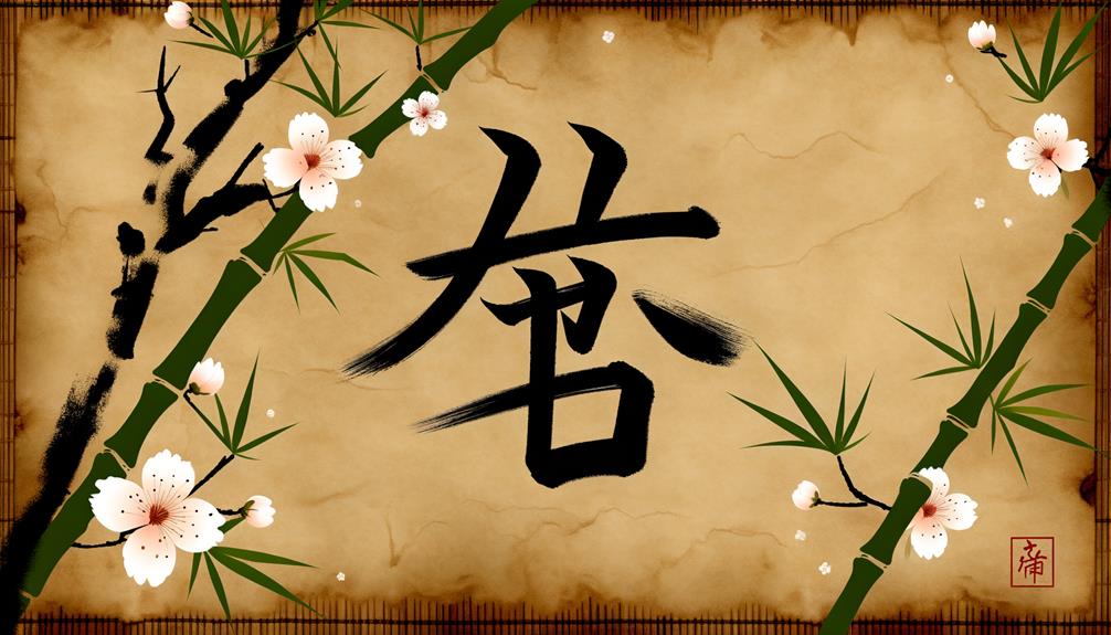 elegant script on paper