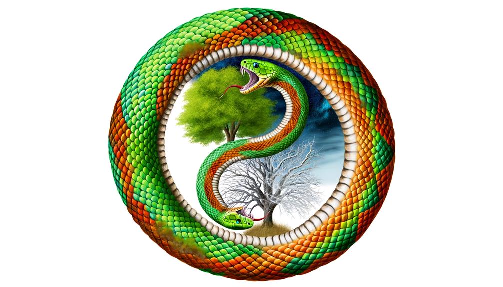 eternal snake devouring itself