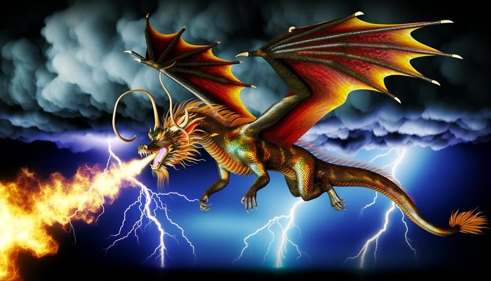 fearsome fire breathing creature