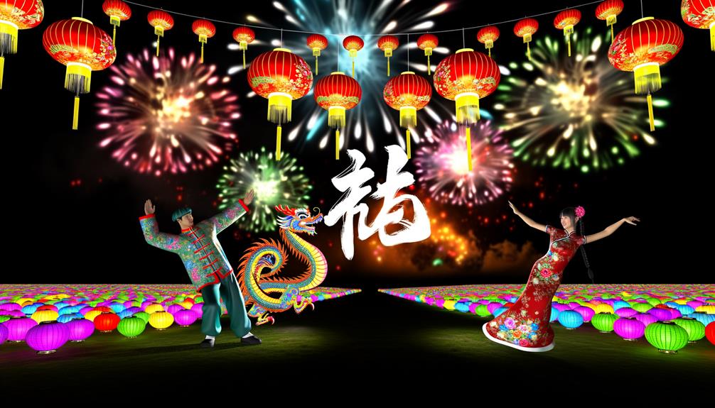 festive dragon parade spectacle