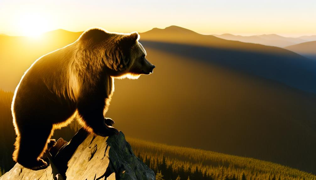 fierce animal in forest