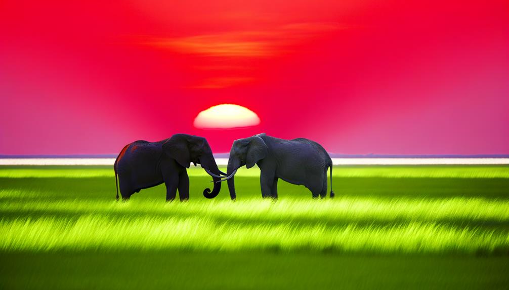 gentle giant with tusks