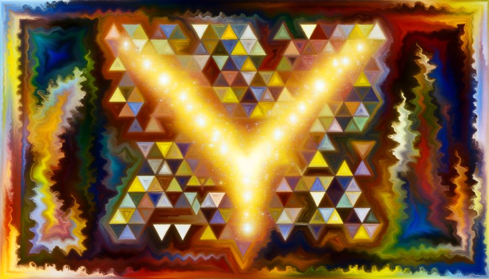 geometric shapes in paintings