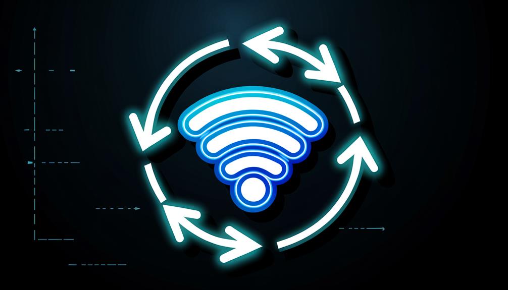 interpret wifi symbol arrows
