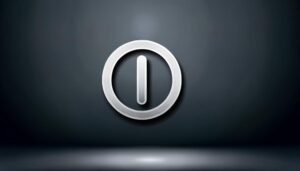 interpreting power button symbol