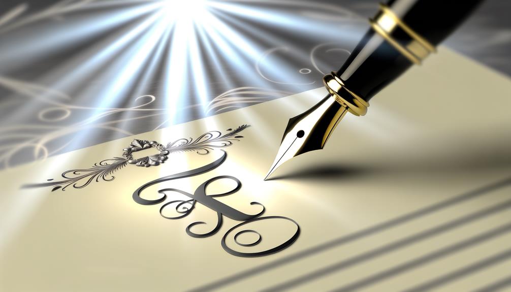 interpreting signature symbolism f