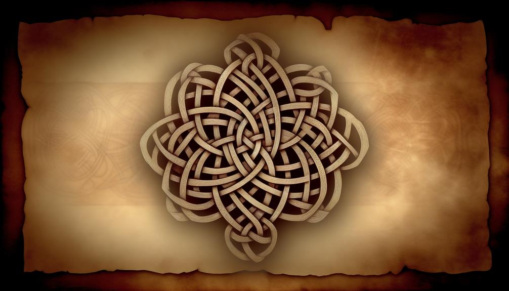 intricate celtic knot design