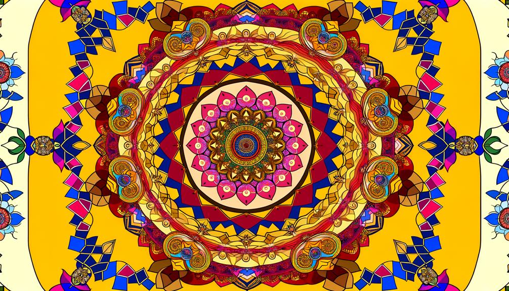 intricate spiritual symbol art