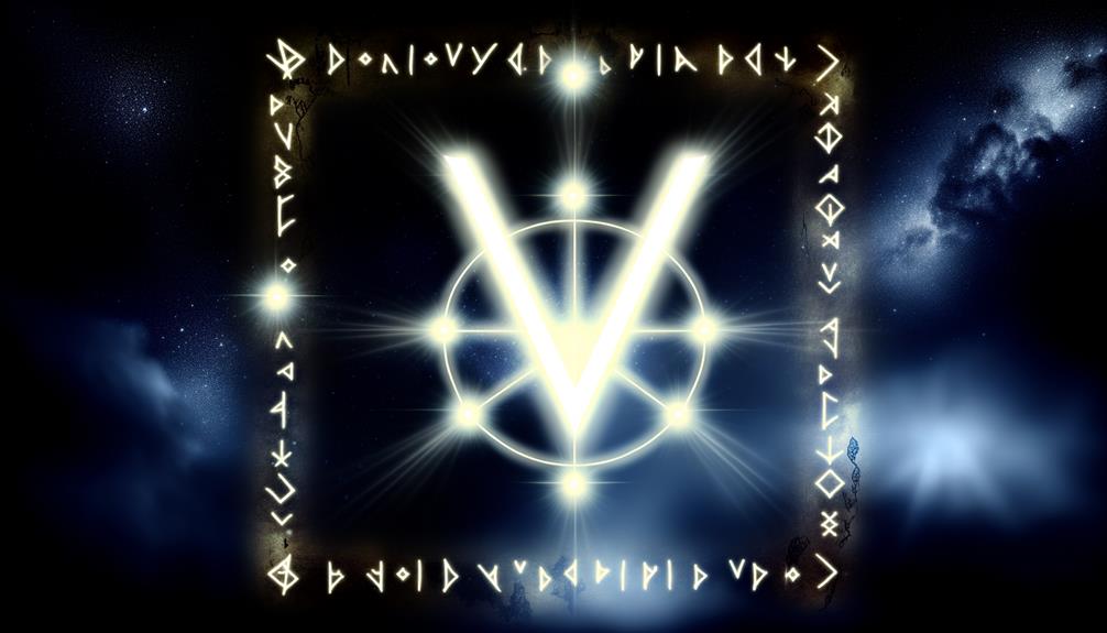 inverted v shaped symbol explanation