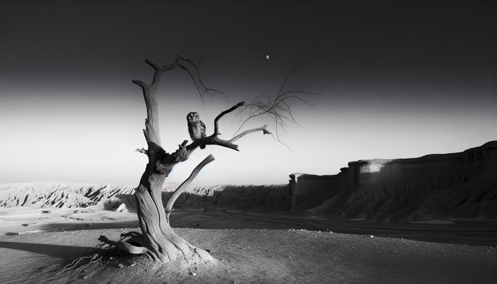 lonely tree in forest