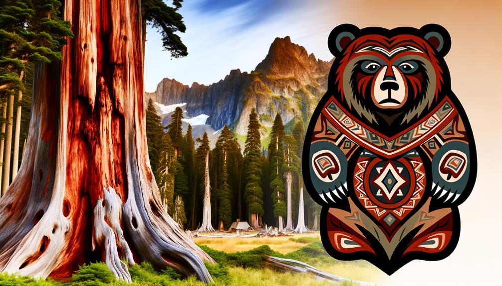 majestic bear representing strength