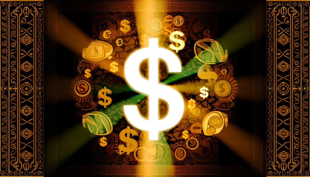 monetary value in text