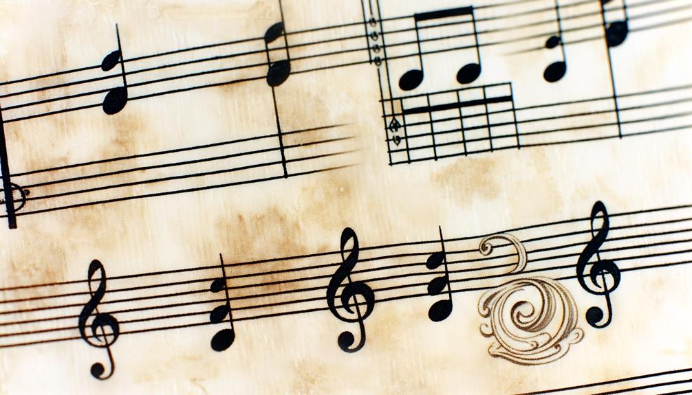 musical notation and symbols