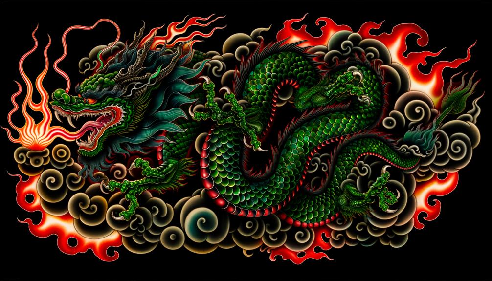 mysterious dragon tattoo origins