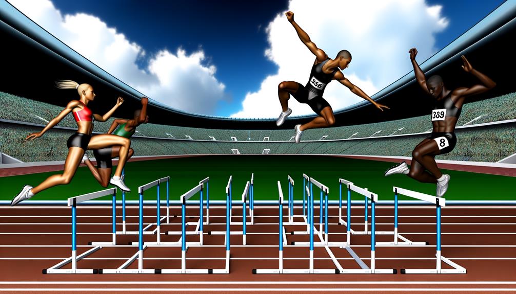 navigating the track obstacles