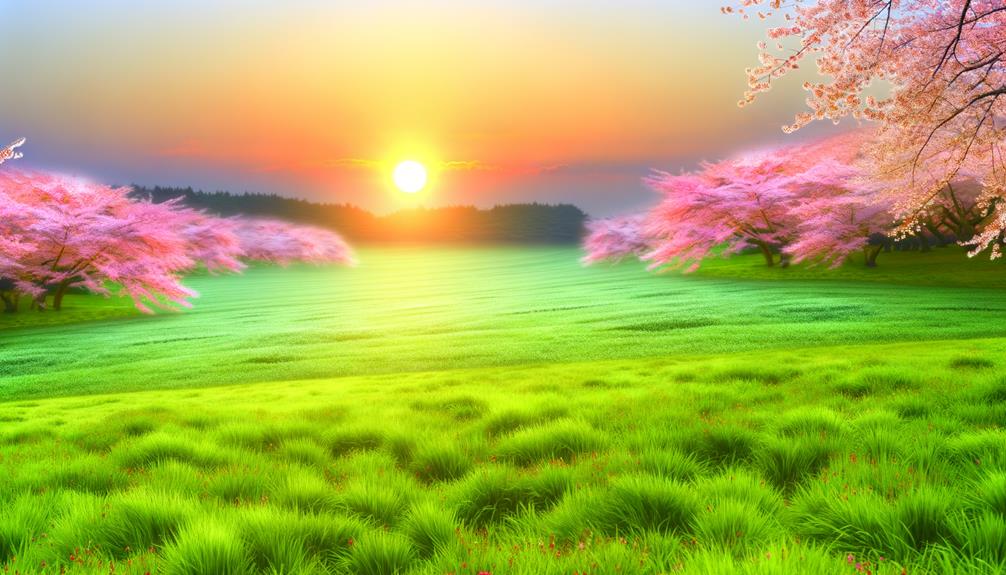 new blooms in spring