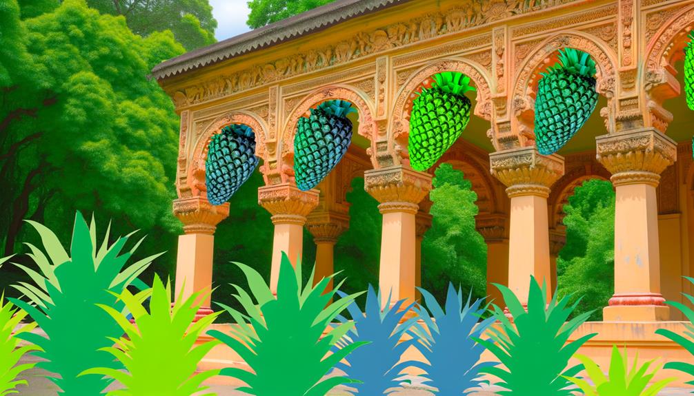 pineapple symbolism in design