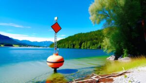 regulatory buoy with diamond