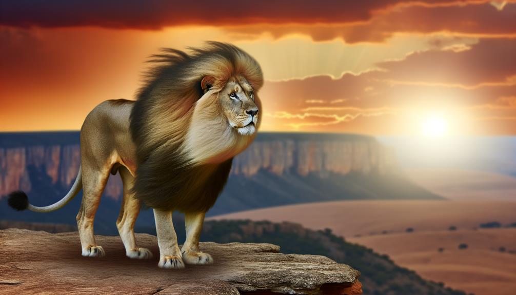 roaring in the savannah