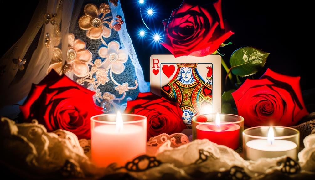 romantic gesture under moonlight