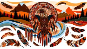 sacred native american eagle