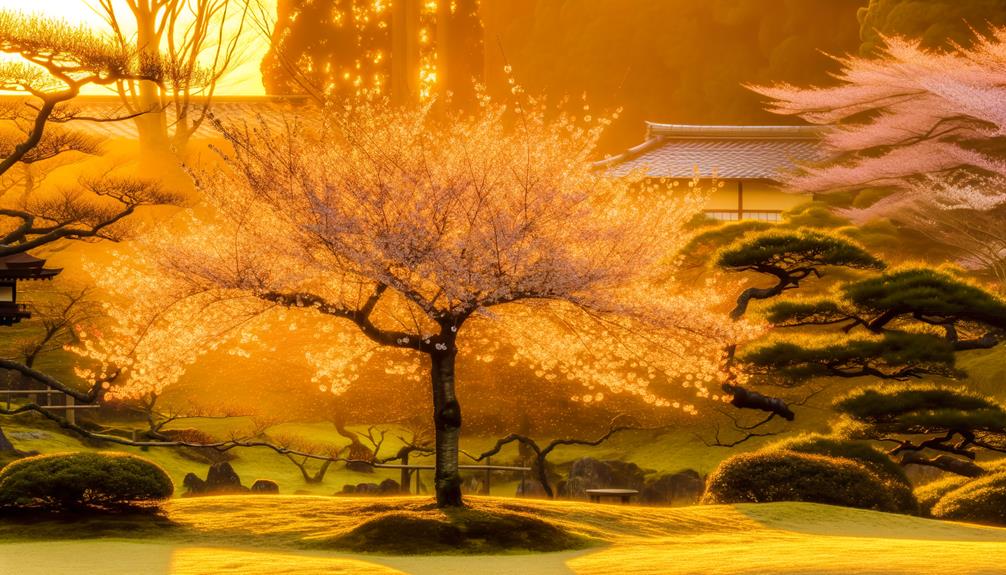 sakura tree blooming season