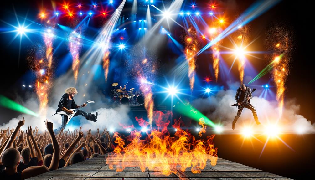 show stopping pyrotechnic display