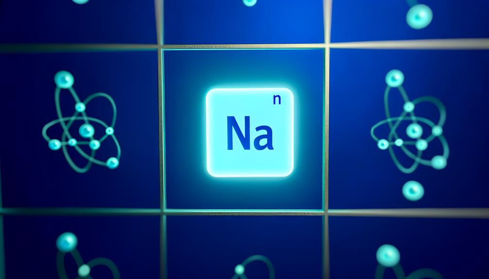 sodium symbol na periodic