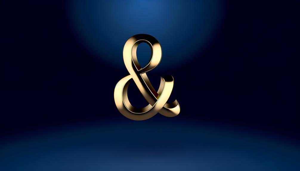 symbol for and symbol