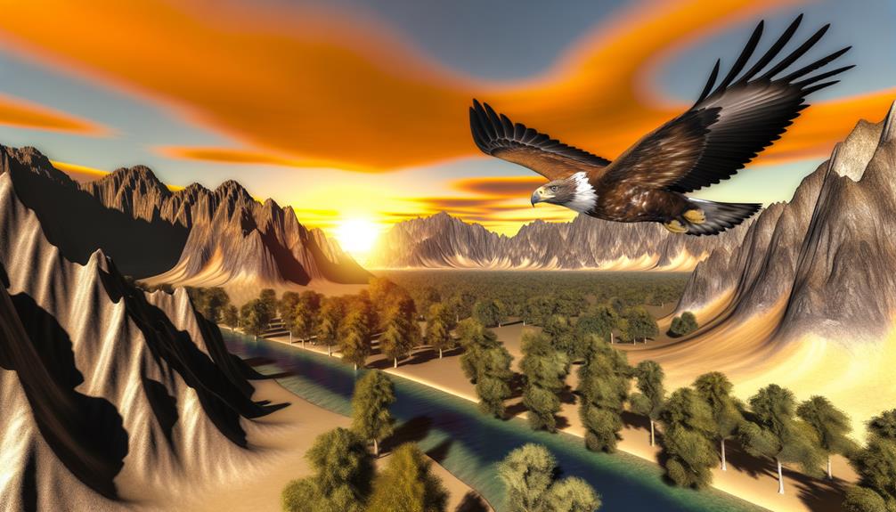 symbol of freedom soaring