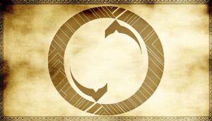 symbol of intertwined arrows