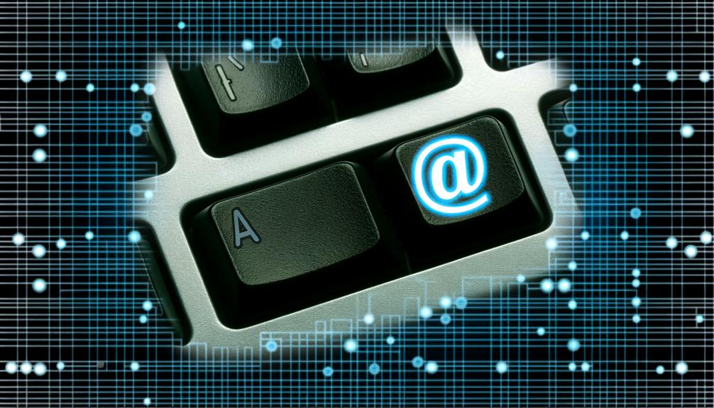 symbol representing email address