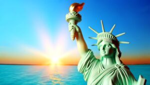 symbolism of liberty statue