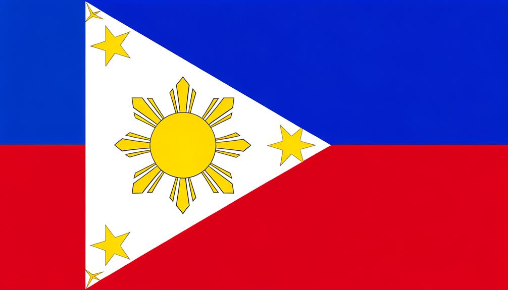 symbolism of red white and blue