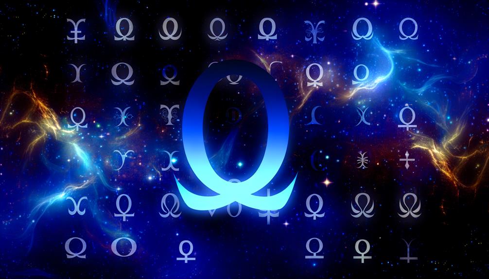 symbolism of upside omega