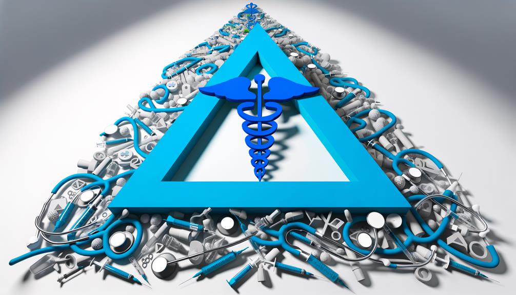 triangle symbol in medicine