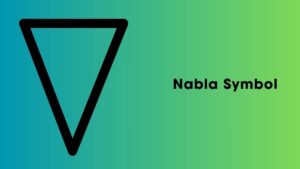 Nabla Symbol